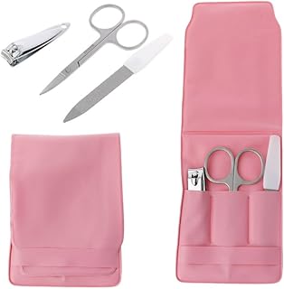 AKOAK Pink Case - Juego de manicura de pedicu...