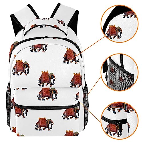 Sac à dos de voyage Campus éléphant multicolore pour enfant 29x20x40cm - 3