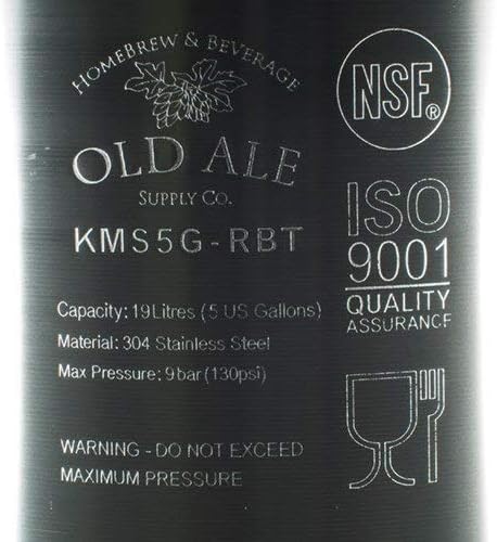 Miniatura 5 de The Homebrew Shop Barril de cerveza casera de 5 galones - Nuevo bloqueo de bola, tanque de producto de acero inoxidable (paquete de 4) 5 galones 0