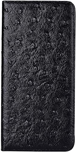 Étui à rabat iPhone 14 Pro Max noir avec étui de téléphone magnétique béquille