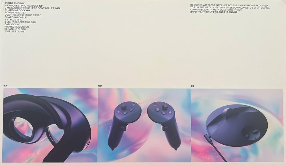 Amazon.com: Meta Quest Pro Headset with Virtual Reality Field