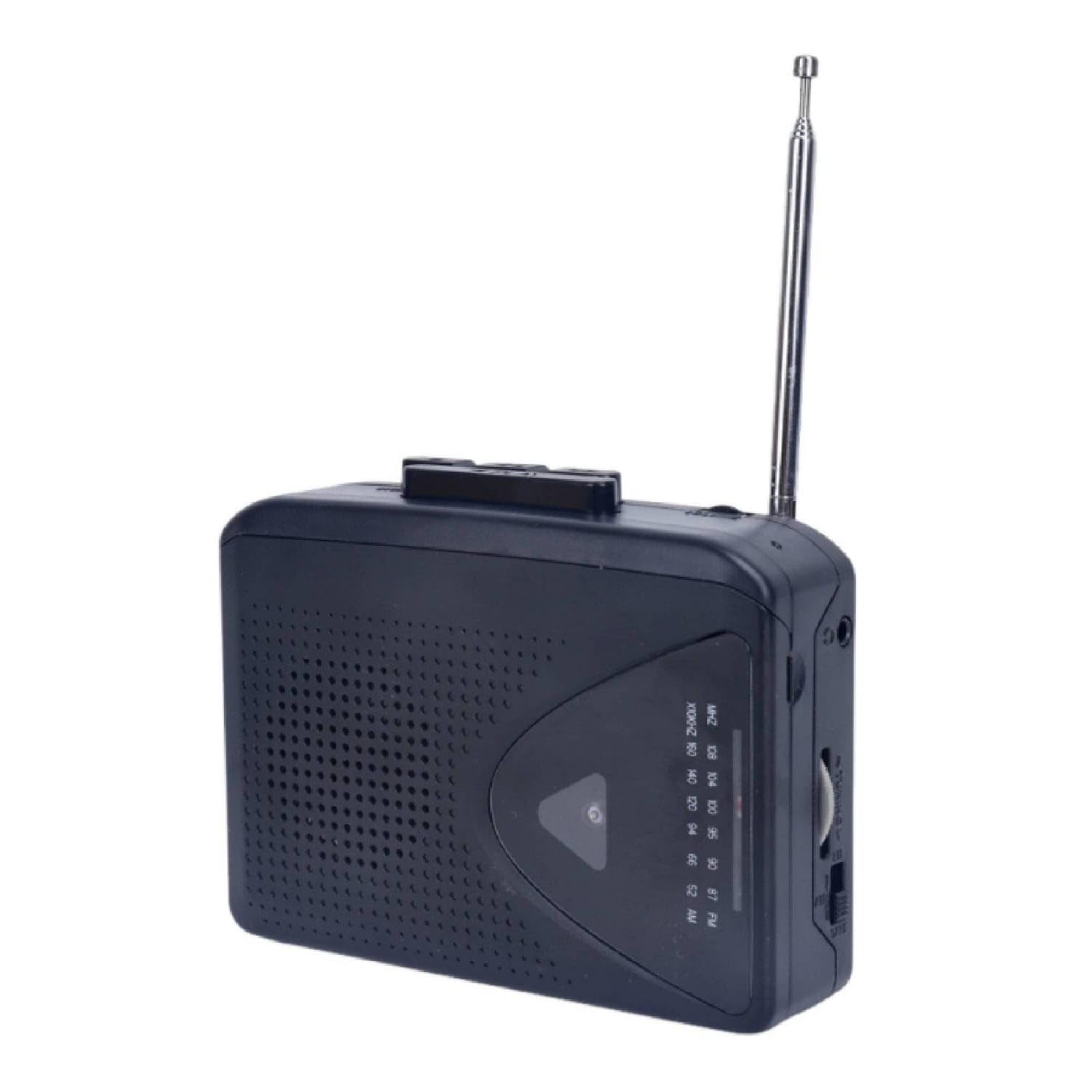 Compact Portable Cassette Player with Speaker Lightweight Portable Cassette Player with AM/AM and FM Band Radio Analog Cassette Player with Radio Retro for Seniors, Audiophiles, Travel, Bedside, Black-image-38