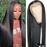 Candeas Straight Lace Front Wigs Human Hair Pre Plucked with Baby Hair 180% Density 13x4 HD Lace Fro
