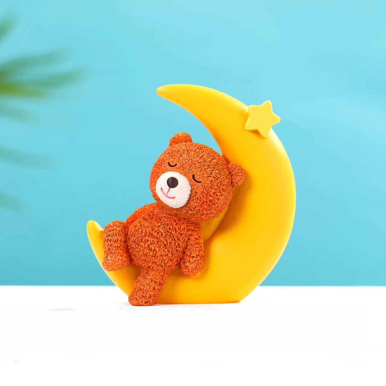 Snapklik.com : Mini Bear And Moon Cake Topper Figurine Lightweight Ornament  Home Decor Gift For Birthday Wedding Valentines Day Baby Shower Baking  Party Supplies, image size:1280x1280