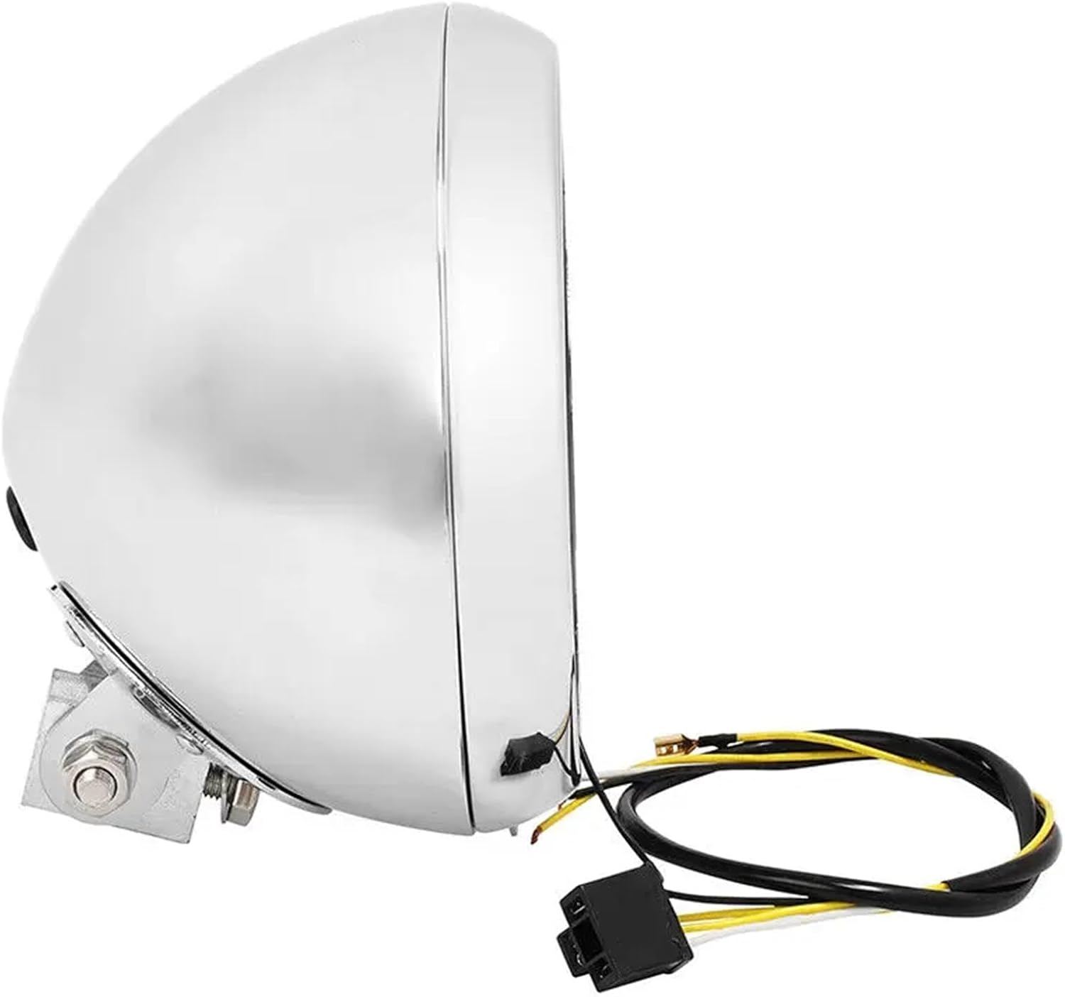 Motorcycle 7" Headlight Housing Light Bulb Bucket Compatible With Harle Softail Fat Boy 1986-2011