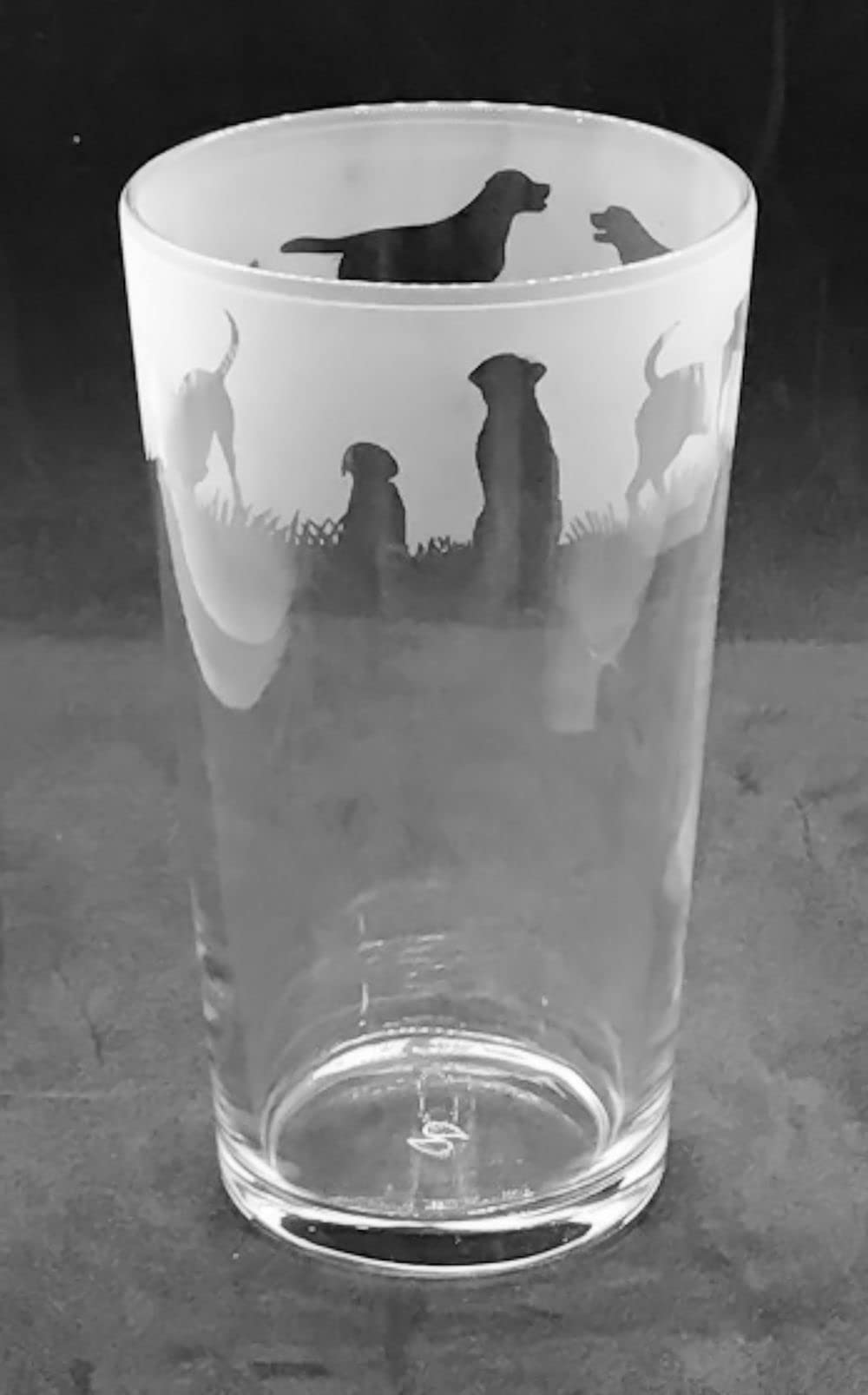 Labrador Frieze Boxed 1 Pint Conical Beer Glass