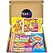 Peak Sweets Caja de regalo de dulces veganos para niños – Caja de dulces retro con surtido de dulces de la vieja escuela – Buzón de dulces cesta de regalo Swizzels masticar barras