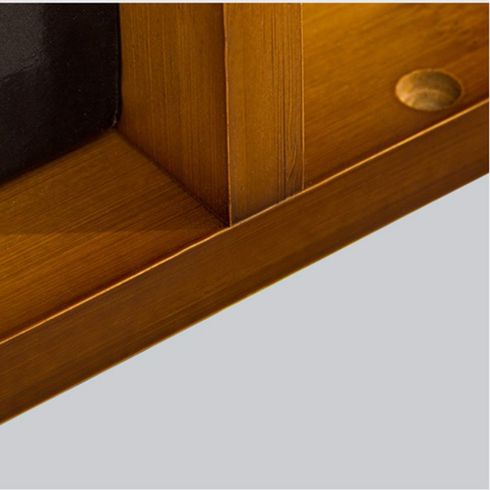 MU Estanterías para el hogar Estanterías Forma de bambú Unidad de Almacenamiento Cofre Estantería Estantería Armario Armario Muebles de Oficina en casa Bastidores 60 * 24.5 * 102Cm,(Cuarto Piso) 60