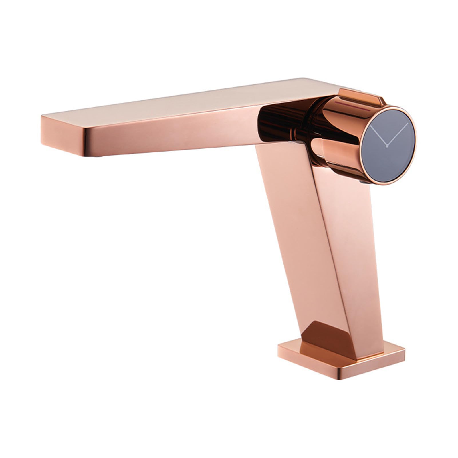 HCFYAUIS Rose Gold Bathroom Faucet for Vessel Sink Single Handle Commercial Basin Mixer Tap RV Lavatory Vanity Faucet Single Hole Design