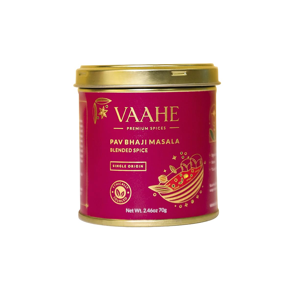 See full amazon price history chart for VAAHE Premium Pav Bhaji Masala | 17+ Natural Spices | Freshly Ground and Packed | 100% Pure and Natural | Single Origin | Premium Tin Box (70 gm) VAAHE Premium Pav Bhaji Masala | 17+ Natural Spices | Freshly Ground and Packed | 100% Pure and Natural | Single Origin | Premium Tin Box (70 gm) (B0D9P88GF3) Amazon Price History, Amazon Price Tracker