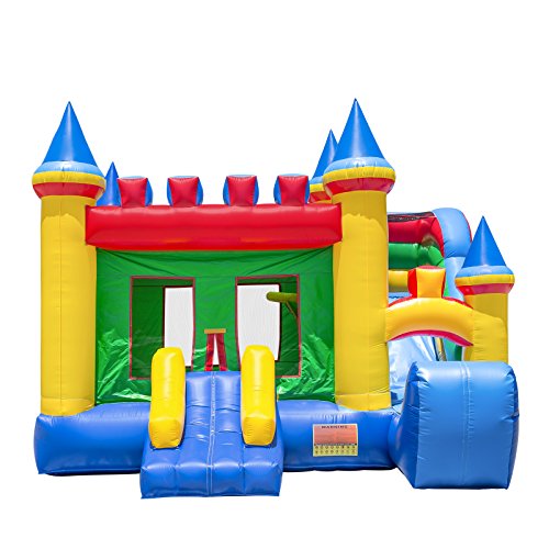 Commercial Grade Bouncing Castle Kingdom Bounce House 100% PVC with Blower and Slide - Image 5