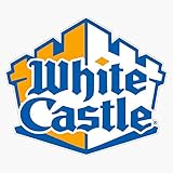 White Castle Fast Food Restaurant Logo Sticker Vinyl Bumper Sticker Decal Waterproof 5'