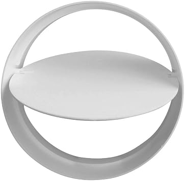 Kair 100mm Round Duct Connector with Backdraught Shutter | Helps prevent backdraughts, For dryer vents and cooker hoods and extractor fans, Suitable for bathroom and kitchen extraction