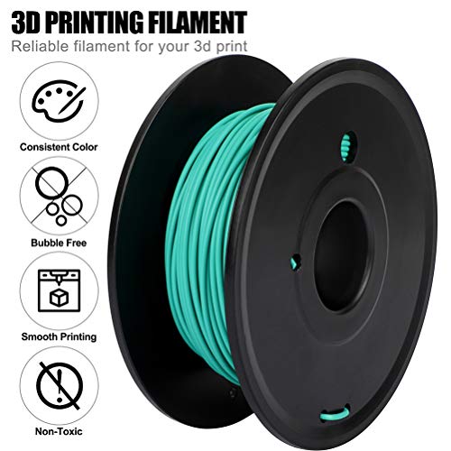 3D Printer Filament PLA Green PLA Filament Consumables 1.75MM 200G Neat Winding No Bubbles High Precision Tangle-Free 3D Art Toy Art Decoration Cars Modules Temperature 190-210 Degree - Thumbnail 2