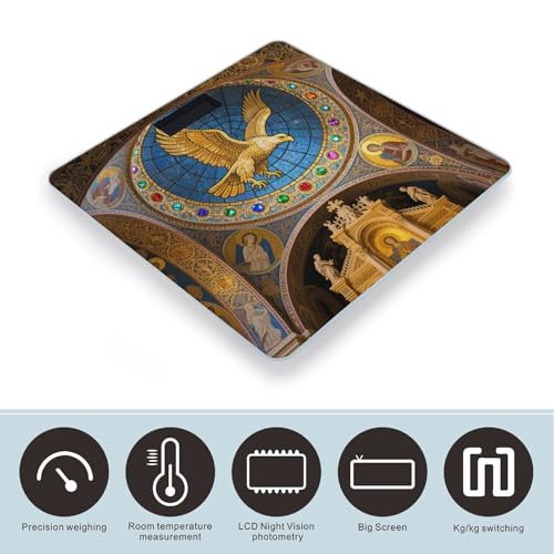 Balanza digital de baño Golden Eagle con vidrio templado miniatura 3
