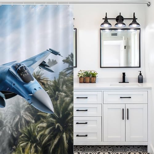 Rideau de douche en polyester lavable pour créer un espace bain propre et sec