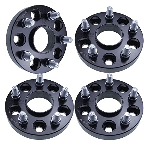 4pc. 25mm (1") 5x4.75 Hubcentric Wheel Spacers (66.9mm Hub) fits Chevy Camaro LS LT SS 1LE Z28
