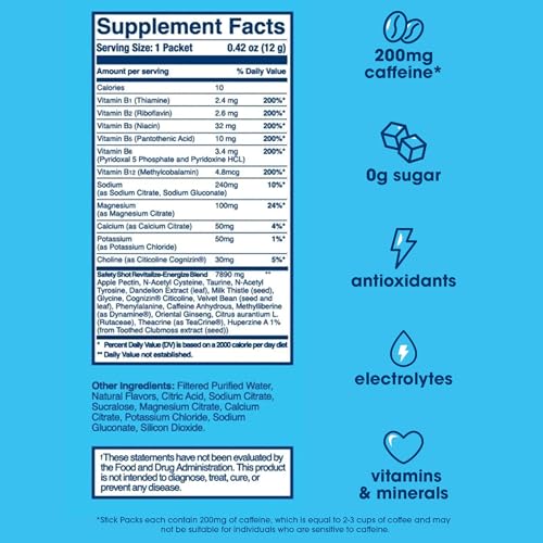 Image of Sure Shot Recovery Drink Powder Packets, Citrus Splash (3 Pack, Stick Pack) - Support for a Night Out - Premium Hydration Packets with Electrolytes & Vitamins for Liver & Gut Support, Energy & Focus