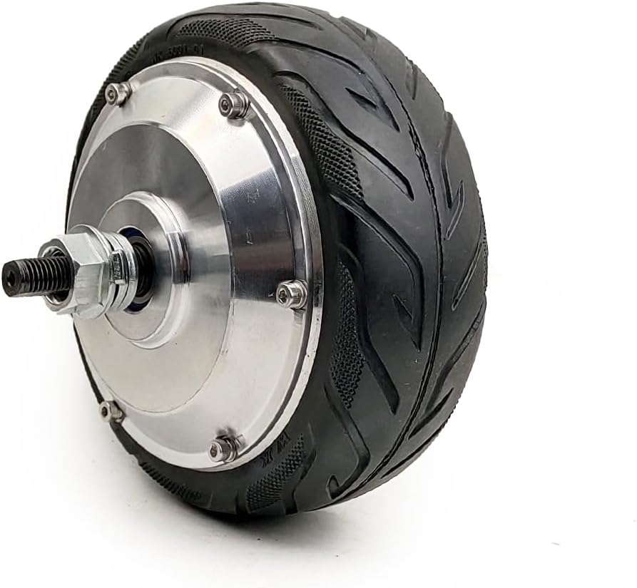 6.5 inch 350W Scooter Handcart Hub Motor Wheel Electric Car Accessorie With Solid Core Tires (24V350W)