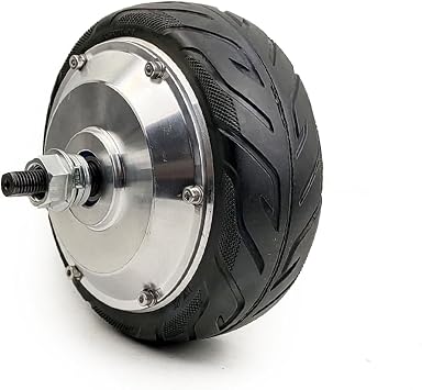 6.5 inch 350W Scooter Handcart Hub Motor Wheel Electric Car Accessorie With Solid Core Tires 24V350W