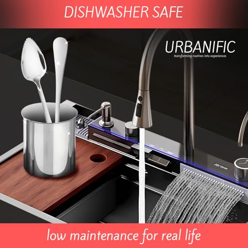 image for URBANIFIC Grapefruit Spoons – Serrated Edge Stainless Steel Spoons t