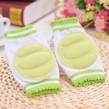 Breathable Adjustable Elastic Unisex Infant Toddler Baby Kneepads Knee Elbow Pads Crawling Safety Protector, Infants, Boys, Girls, Kids, 3 Pairs, Random Color