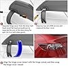 Jaronx Compatible with Tesla Charging Port Cover for Model 3 2017-2023 Model Y 2020-2023 (NOT FIT 2024+), Rear Left Side Taillight Reflector for Tesla, Charging Port Covers Replacement 1084854-99-J #5