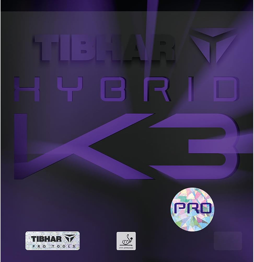 Tibhar Hybrid K3 Pro Rubber Colour 2.3 mm Black