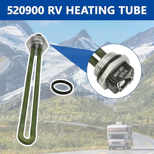 Image of 520900 RV Water Heater Element Compatible with Suburban, with Wrench Socket