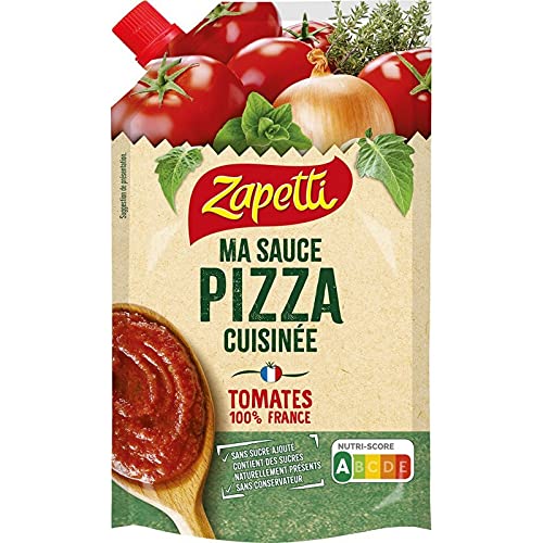 Zapetti Salsa de tomate cocinada para pizz