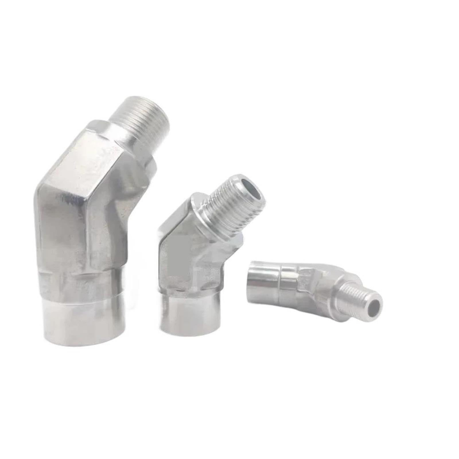 Connecteur de raccord tuyau coudé à 45 degrés mâle haute pression BSPT