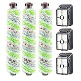 Yaootely 3Er Pack Multi Oberfl？Chen Haustiere BüRste Rollen 2306 und 3Er Pack 1866 Vakuum Filter, Kompatibel mit Crosswave 1785 2306 2551 Nass Trocken Sauger