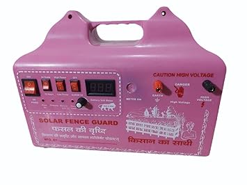 Zatka Machine - Fully Automatic Animal Protection System | Solar Fence Energizer for Enhanced Security in Agricultural Farms | Crops Agriculture Farms Protection | (Area Covered 90 Acres)