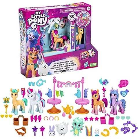 My Little Pony: Make Your Mark Friends of Maretime Bay Toy, 4 Pony Figures and Accessories, for Children 5 and Up Cover