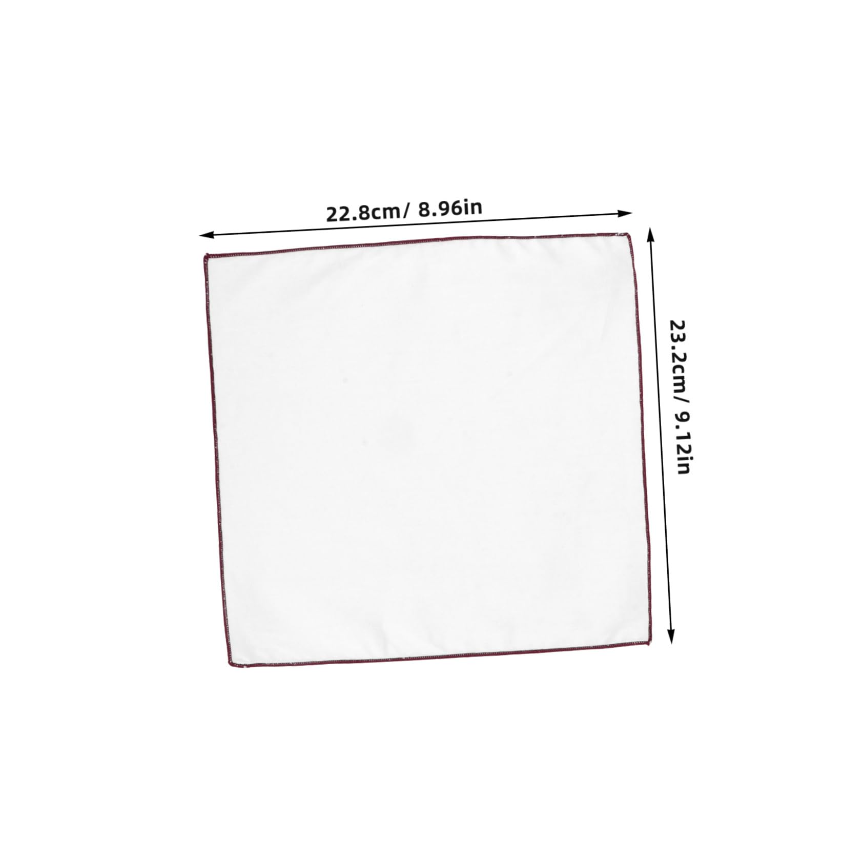 Ipetboom Men's Chunky Scarf Simple Pocket Squares for Suit Elegant Floral Handkerchief Cotton Men Handkerchiefs