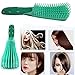 Brush for Natural Hair-Detangler for Afro Textured 3a to 4c Kinky Wavy, Detangle Easily with Wet, Coily Hair, Dry, Curly,Conditioner, Improve Hair Texture-Easy Clean (Green)