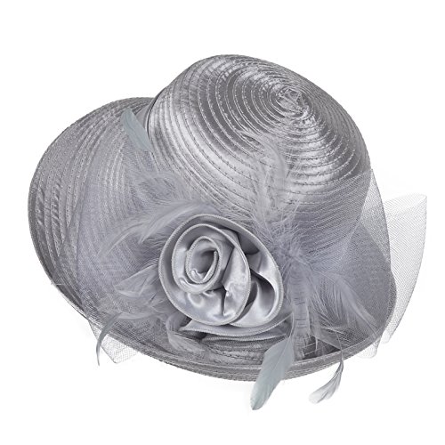 image for Original One Women's Cloche Bowler Hats KDC1701 for Kentucky Derby Day