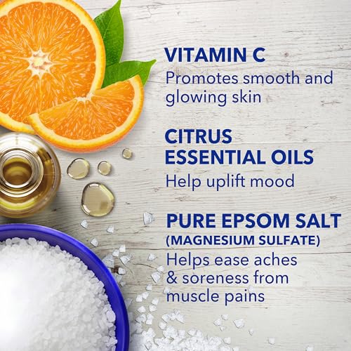 Dr Teal's Pure Epsom Magnesium Salt Soak, Glow & Radiance with Vitamin C & Citrus Essential Oils, 3 lbs - image 6