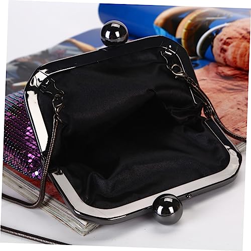 Sacoche téléphone de soirée portable brillante et petit sac bandoulière paillettes femme - 2