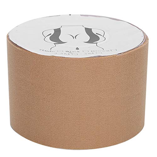 Bröstlyftband, Kroppstejp för Stora Bröst och Nippelöverdrag för Kvinnor, Push-up-tejp Atletisk Tejp, återanvändbar Självhäftande Behå, Förhindra Hängning(9 * 9 * 7cm-Hudfärg)