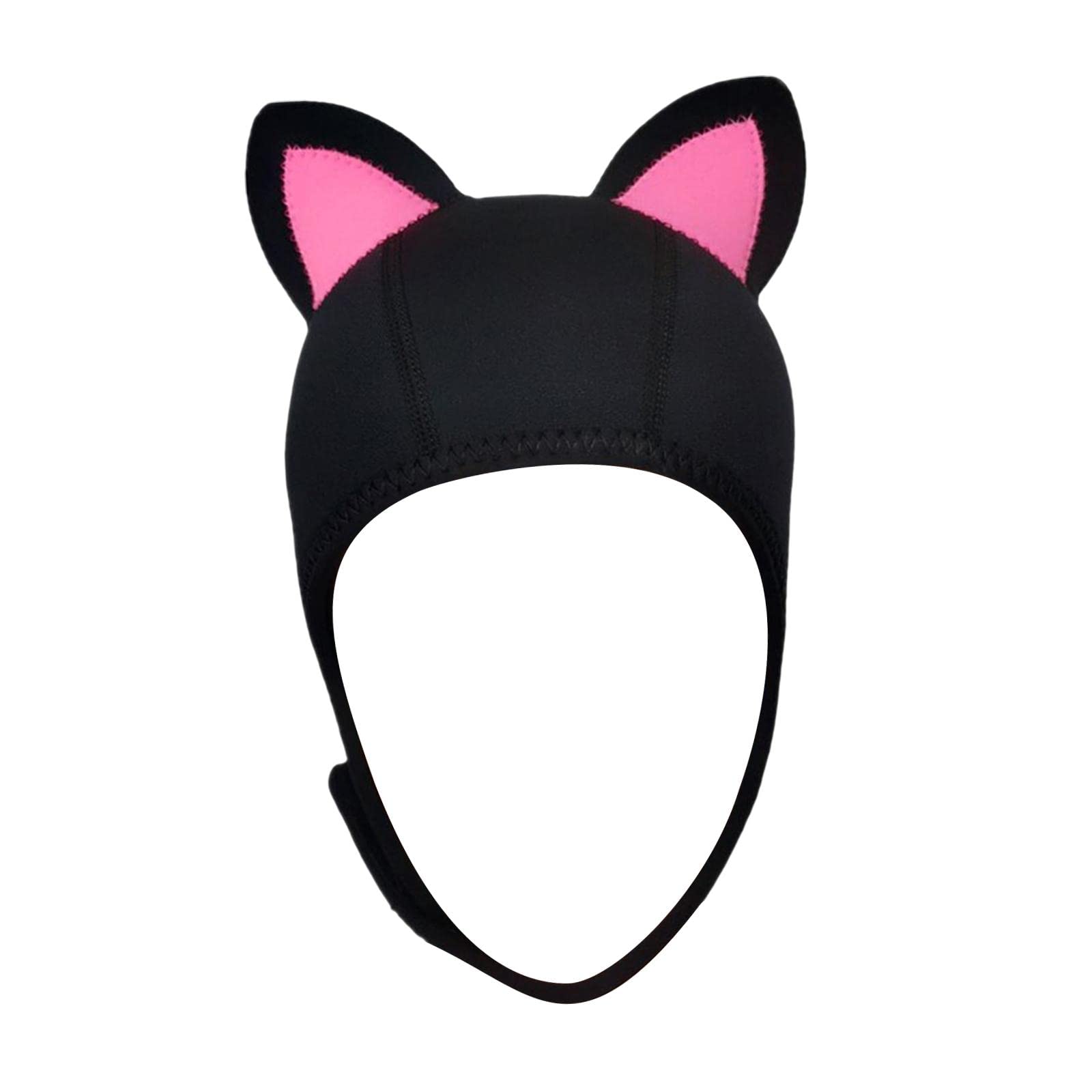 Cappuccio da Sub con Orecchie da Gatto Accessorio Wetsuit Regolabile in Neoprene 3mm Adatto per Donne Bambini Immersione Nuoto Surf