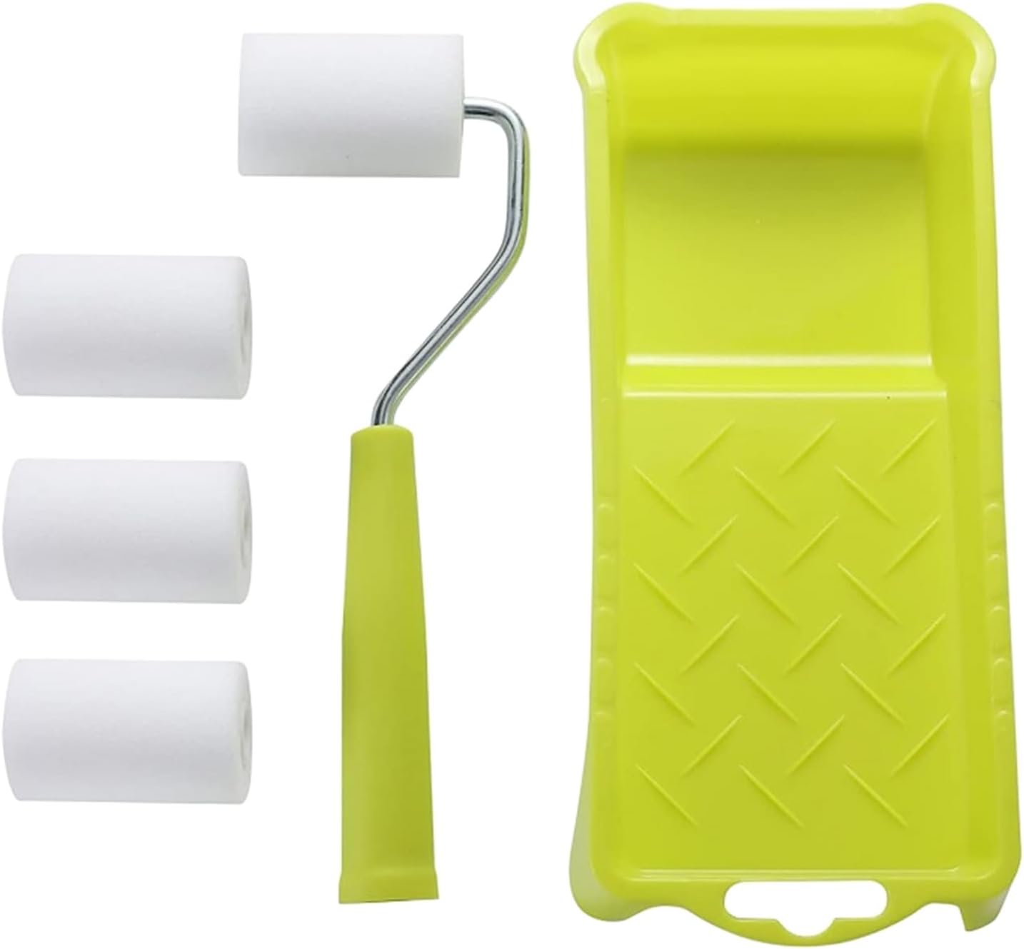 mini roller 2 inch paint set polyester roller paint edger roller brush small paint roller set paint roller mini paint roller brush set wall paint roller green street graffiti handheld clean cut paint