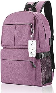Laptop Backpack, College Backpack 15 15.6 Inch Laptop Bag with USB Charging Port