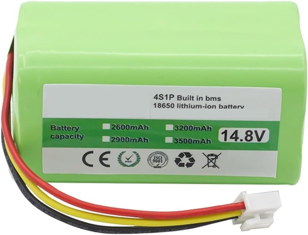 14.8V/14.4V 4S1P 2600mAh Vacuum Cleaner Battery, Compatible For Polaris, Compatible For Liectroux(No.4 2600mah)