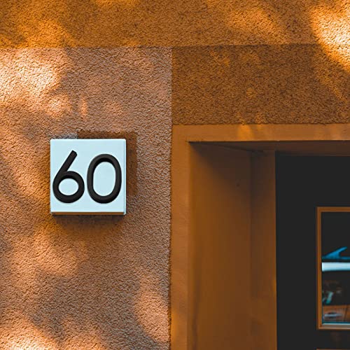 Pack Of 20, Self Adhesive Black Waterproof Mailbox Numbers 0-9, Lyflux Door Address Numbers Stickers For Apartments, Hotel, Offices, Decoration Projects (2 Inch) #TOP4