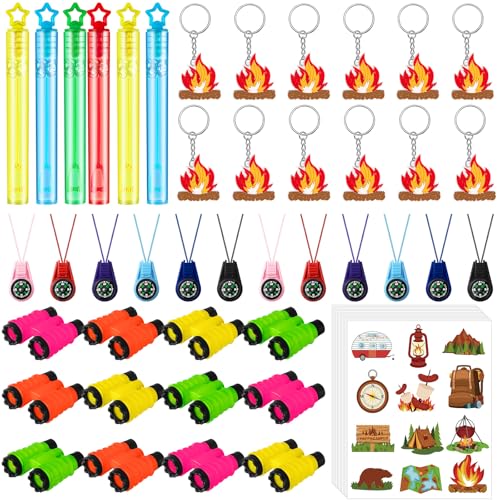 192 Pcs Happy Camper Camping Party Favors Camping Birthday Decora...