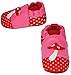 alles-meine.de GmbH Krabbelschuhe / Lauflernschuhe -  schöne Pilze  - Größe: 1 Jahr bis 1,5 Jahre - Anti Rutsch Sohle - SUPER leicht anzuziehen - 100 % Baumwolle - Babyschuhe -..