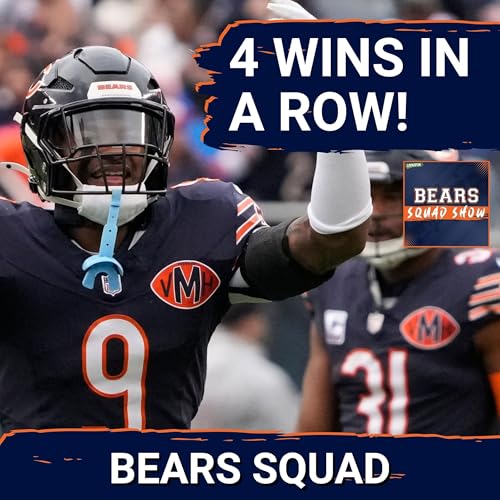 Page de couverture de BEARS SQUAD SHOW: The Chicago Bears DEFENSE & running game carry the team to their 4th straight win!