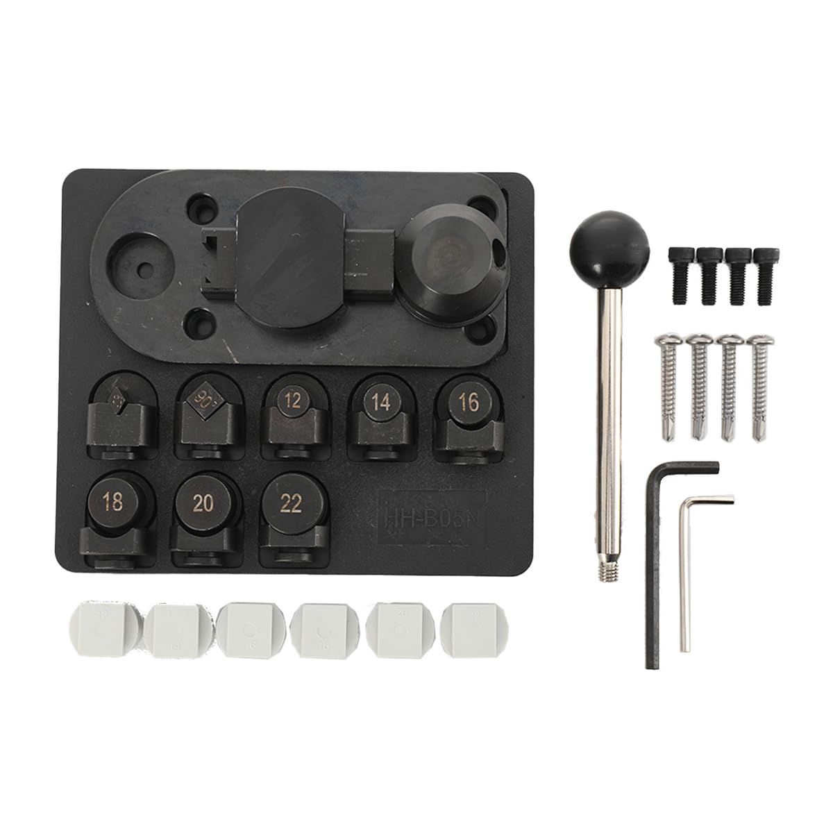 LALABU Ringbiegemaschinen, Ringbiegewerkzeug Schmuck Machen Werkzeuge für 12/14/16/18/20/22mm, Ohrring Ring Biege Maschine für Juweliere Reparatur DIY Ring Maker Tool