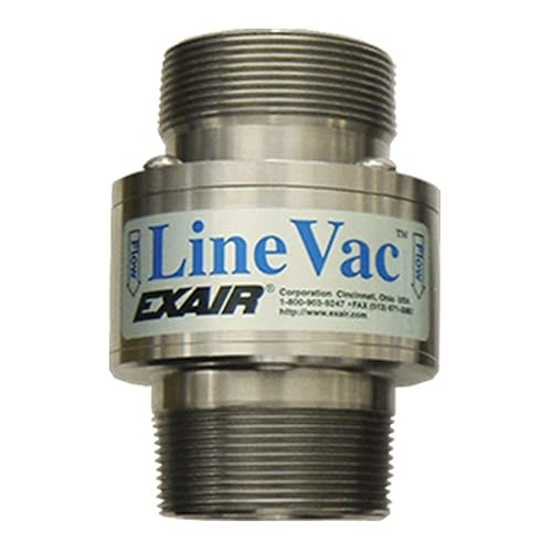 EXAIR 141200-316 2 NPT Tipo 316 Acero inoxidable roscado Vac, Tipo 316 Acero inoxidable